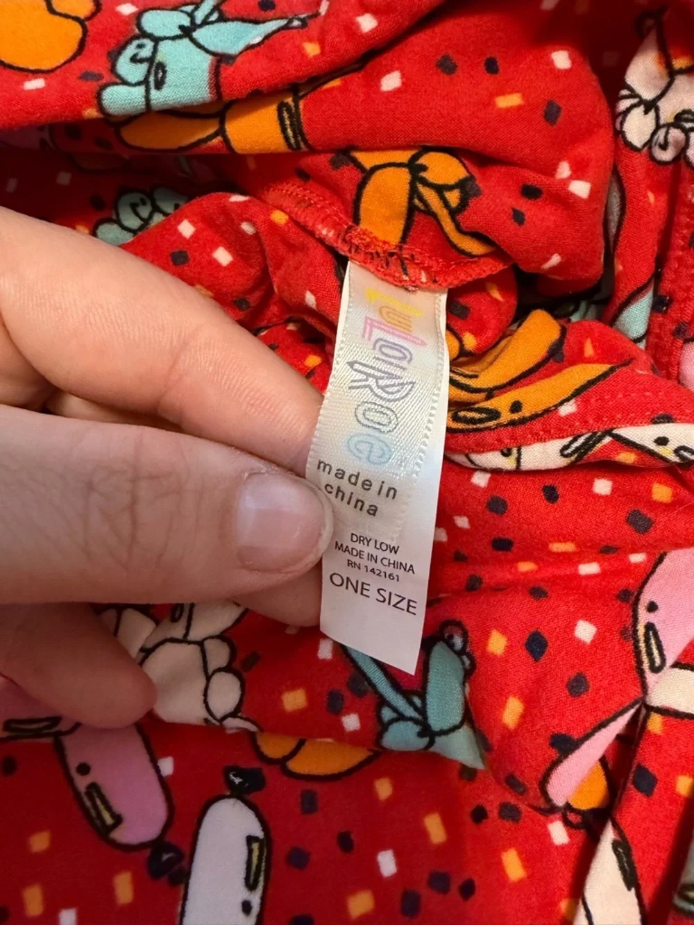 LuLaRoe Red Balloon Animal Print Leggings
